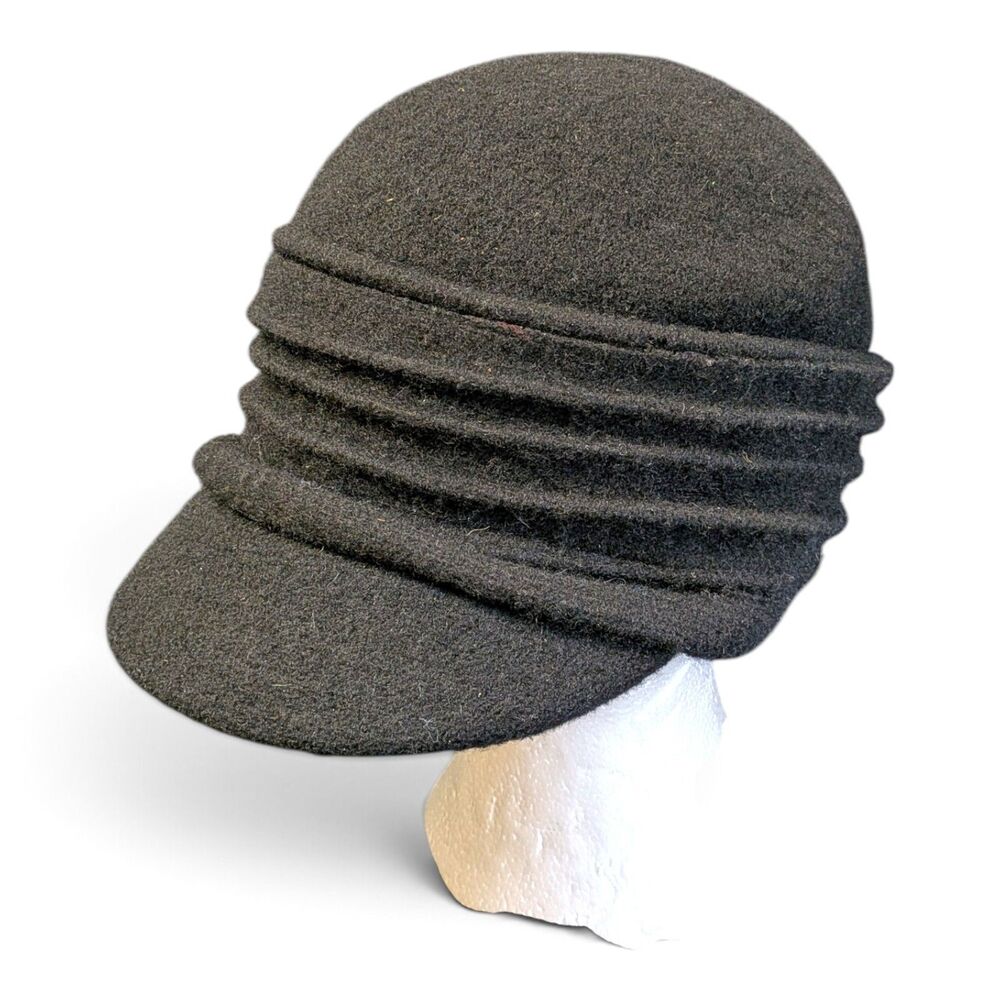 Vintage Hat Scala Collezione By Scala Womens  Wool Gray